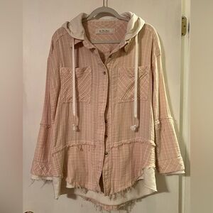 We The Free Women’s Calico Basin Plaid Hooded Shirt Jacket